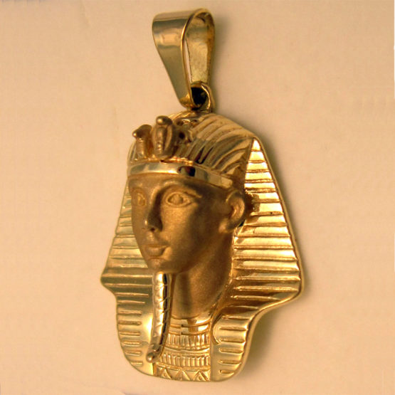 Colgante de oro amarillo faraón Tutankamon-1