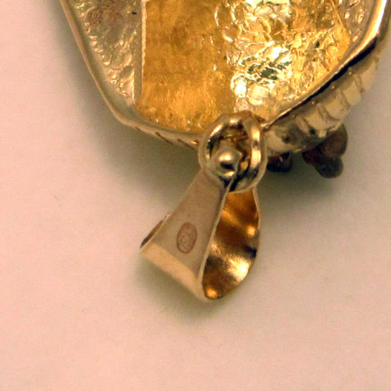 Colgante de oro amarillo faraón Tutankamon - Imagen 5
