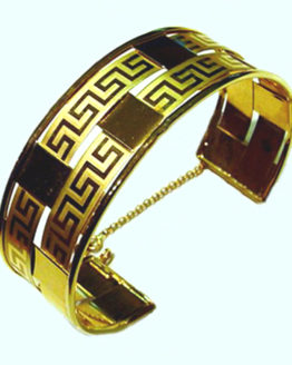 Brazalete de Oro amarillo con grecas