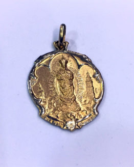 Medalla en Oro de la Purísima de Ontinyent maciza