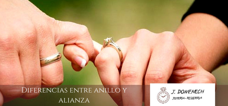 Distinguir un anillo de una alianza