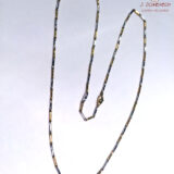 Cadena de Oro bicolor a barritas de 50 cm