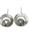Pendientes en Plata de Orfega espiral satinado