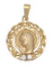 Medalla de oro amarillo Virgen Niña M969