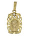 Medalla de oro amarillo Virgen Niña M971