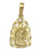 Medalla de oro amarillo Virgen Niña M972