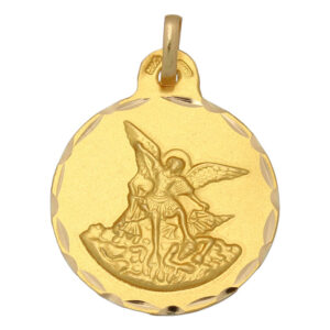 Medalla de oro amarillo San Miguel M498