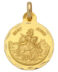 Medalla en oro de ley de San Jordi M499
