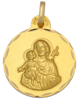 Medalla en oro de ley de San José M-2304