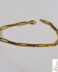 Pulsera de oro con eslabones largos