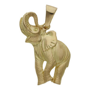 Colgante de oro amarillo elefante CB318