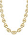 Cadena de oro amarillo calabrote semihueco CO435