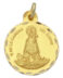 Medalla de oro amarillo V. Caridad del Cobre M542