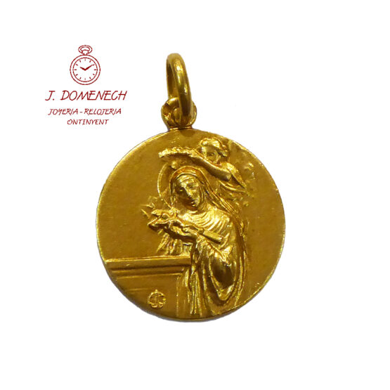 Medalla de oro amarillo de Santa Rita 1811-1