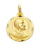 Medalla de oro amarillo de San Fco. Javier 5001-1