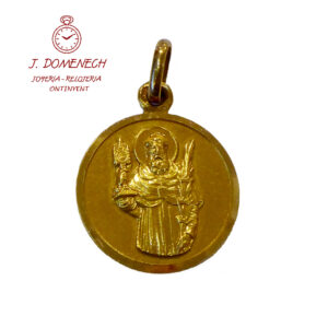 Medalla de oro amarillo de San Ramón Nonato 5498-1