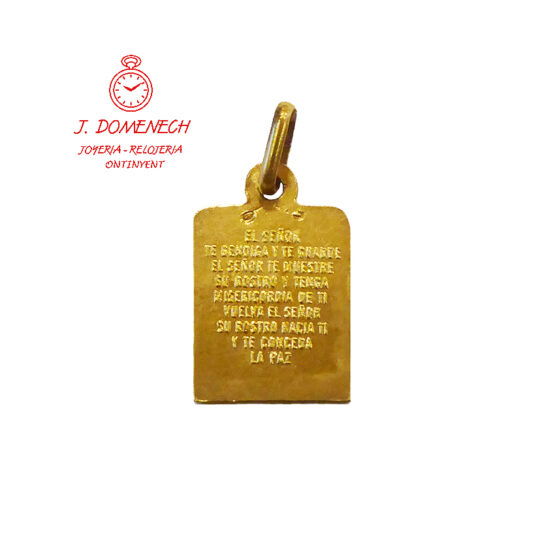 Medalla de oro de la Bendición de San Francisco 7262-1 - Imagen 2