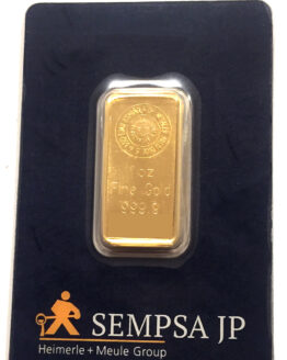 Lingote de oro fino Sempsa de 1 onza (31.10 G)