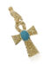 Cruz de oro amarillo egipcia o de la vida C-402