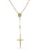 Rosario de oro amarillo RO3