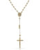 Rosario de oro amarillo RO4