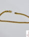 Pulsera de oro amarillo tubular de bolitas