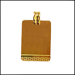 Placas de identidad de Oro