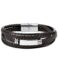Pulsera de caballero de acero con 5 tiras y placa 433588